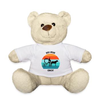 Calèche de cocher Calèche tirée par des chevaux Calèche - Nounours - blanc - Devant
