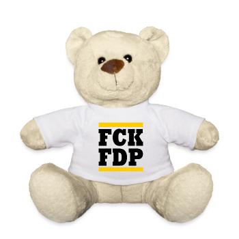 Fck fdp - Nounours - blanc - Devant