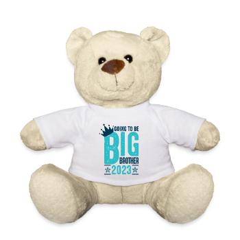 Big Brother 2023 Baby Pregnancy Boys Child - Teddy Bear - white - Front