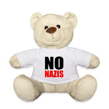 No nazis - Teddy - Weiß - Vorne