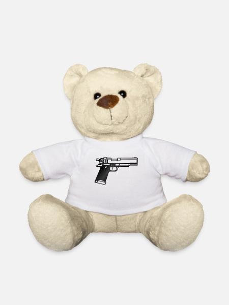 Pistole - Teddy - Weiß