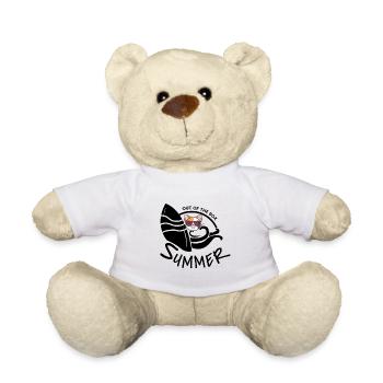 Chats été drôle valise chaton cadeau - Nounours - blanc - Devant