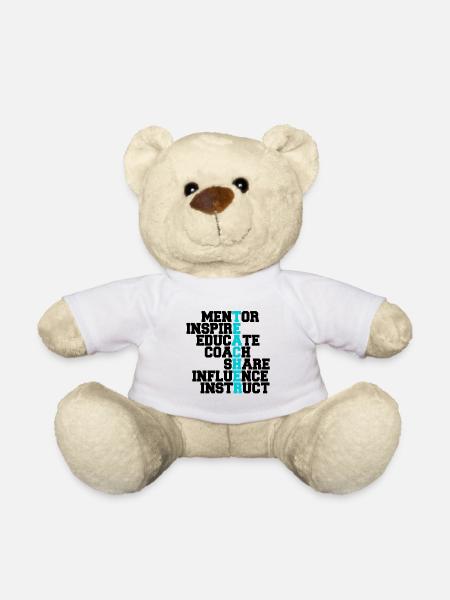 Sportlehrer - Teddy - Weiß