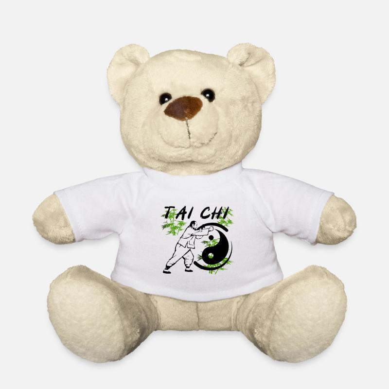 Tai Chi - Teddy Bear - white