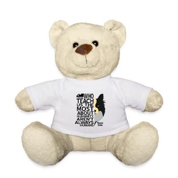 Border Collie - Teddy Bear - white - Front
