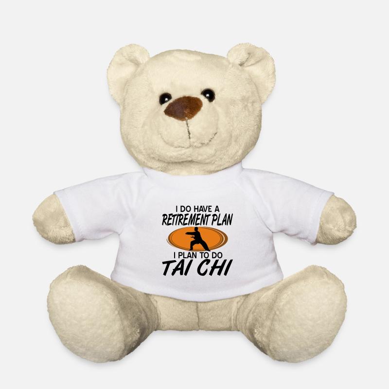 Tai Chi - Teddy Bear - white