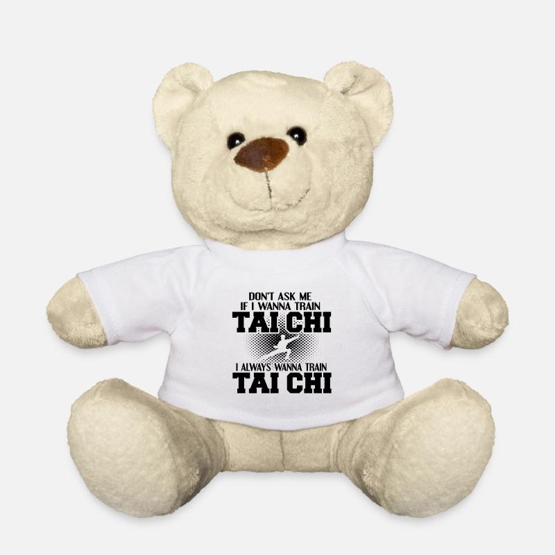 Tai Chi - Teddy Bear - white