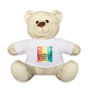 Cornet - Nounours - blanc - Devant