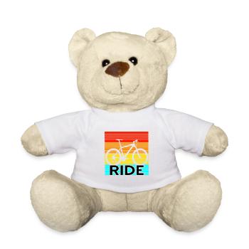 vélo de montagne - Nounours - blanc - Devant