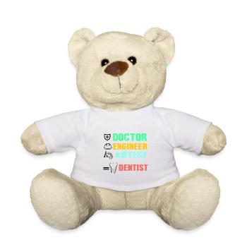 Zahnarzt - Teddy - Weiß - Vorne