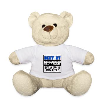 Zahnarzt - Teddy - Weiß - Vorne