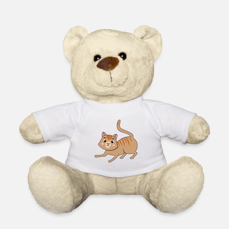 Katze - Teddy - Weiß