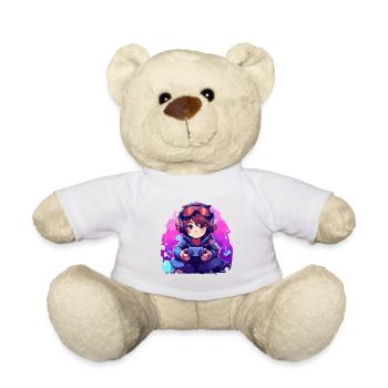 Le jeu est ma vie - Nounours - blanc - Devant