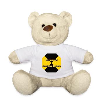 Lebe jeden Tag als waerst du das Letzte - Teddy - Weiß - Vorne
