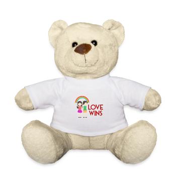 Liebe Jahrestag Valentinstag Geschenkidee - Teddy - Weiß - Vorne
