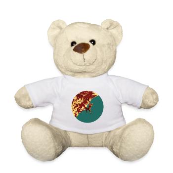 Felskletterer in steiler Wand - Teddy - Weiß - Vorne