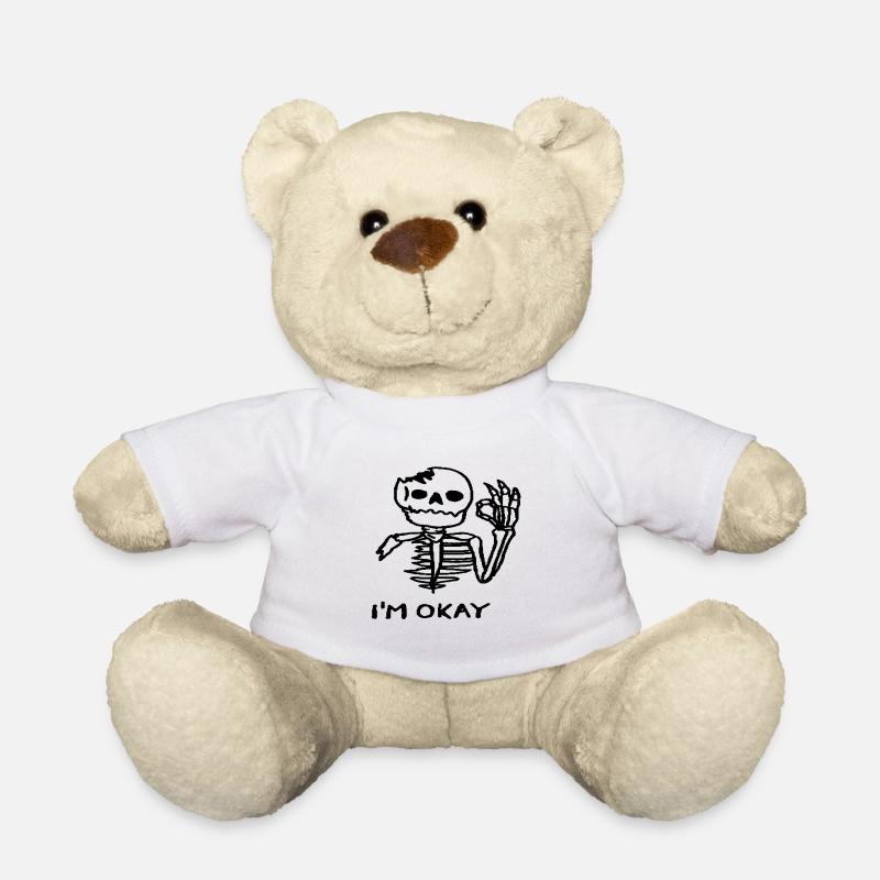 Je suis d’accord - Nounours - blanc