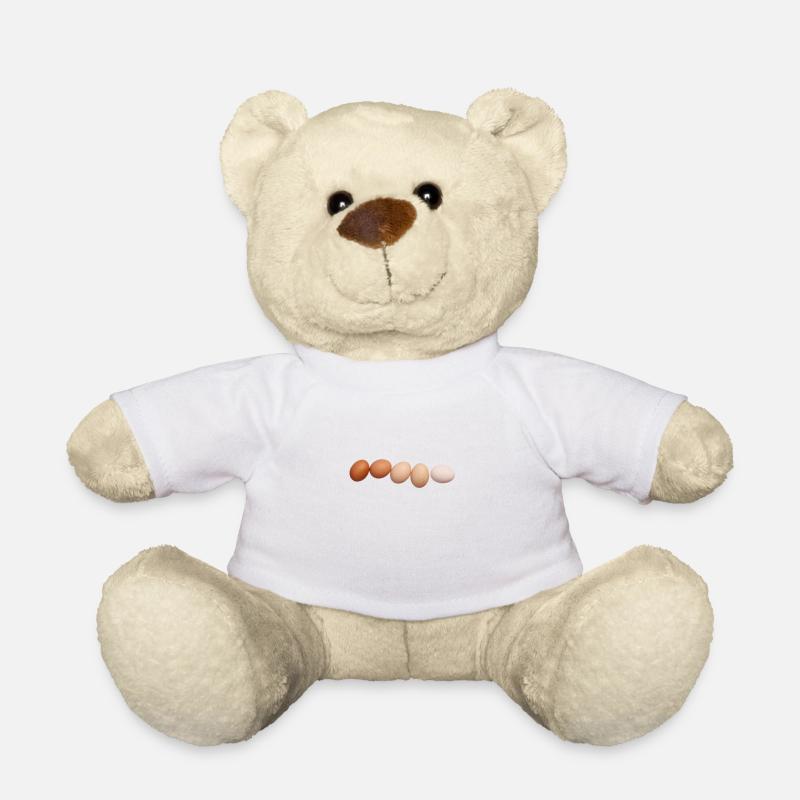 Eier - Teddy - Weiß