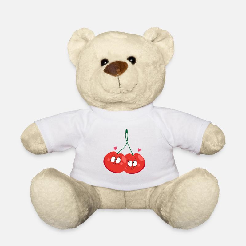 Kirsche in Liebe - Teddy - Weiß