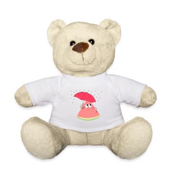 pasteque parapluie - Nounours - blanc - Devant