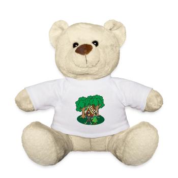 Hansel et Gretel - Nounours - blanc - Devant