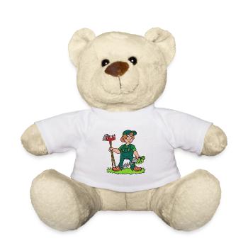 Jardinier - Nounours - blanc - Devant