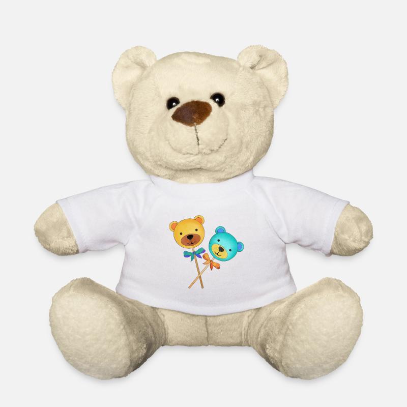 Sucette De Lolli - Nounours - blanc