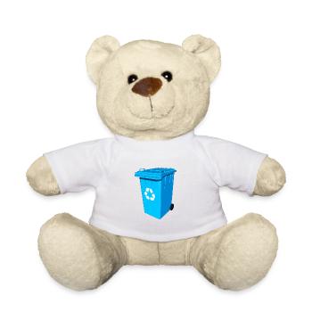 Recycler des tonnes de papier de durabilité - Nounours - blanc - Devant