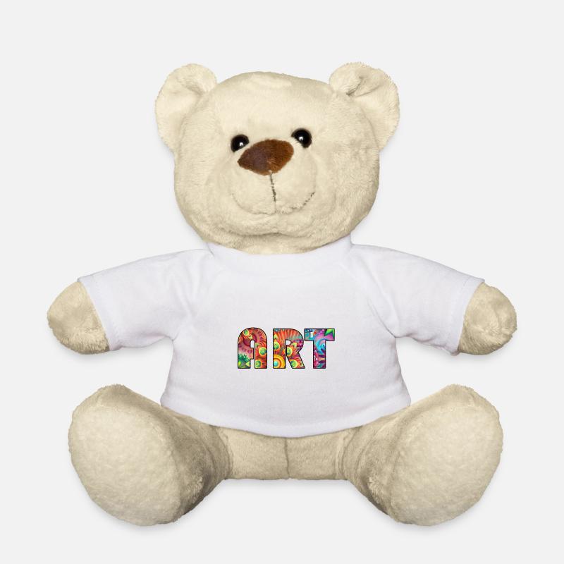 ART - Teddy Bear - white