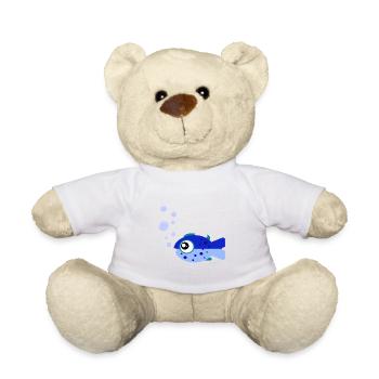 Poisson doux - Nounours - blanc - Devant