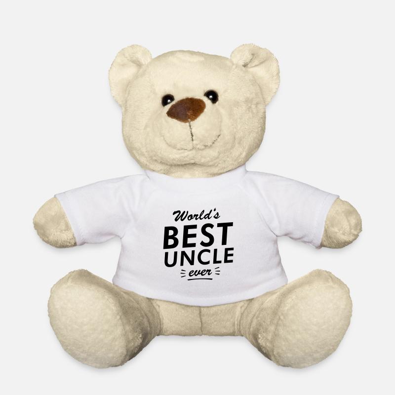 Worlds best uncle ever - Teddy - Weiß