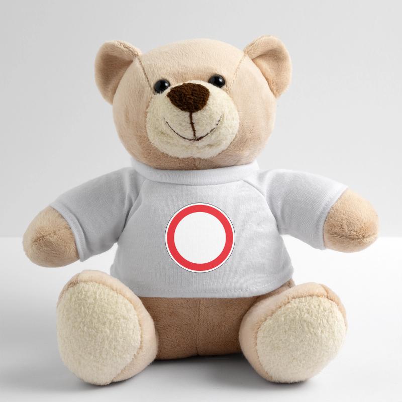 Panneau de signalisation de passage interdit Nounours