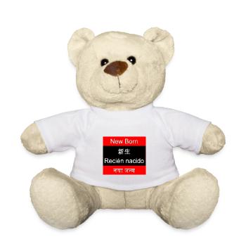 New Born - Teddy Bear - white - Front