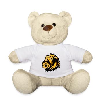 lion sauvage animaux 1 0 - Nounours - blanc - Devant