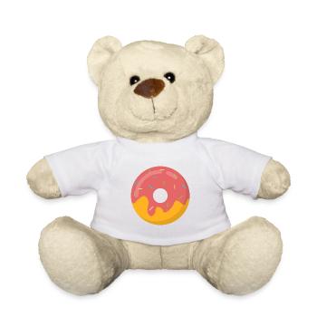 Donut, Essen - Teddy - Weiß - Vorne