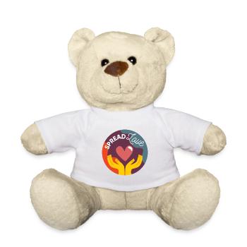 Spread Love | Liebe Hippie - Teddy - Weiß - Vorne