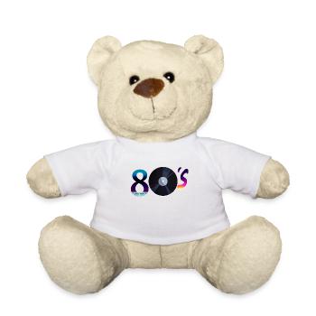 80s vinyl record vinyl music retro - Teddy Bear - white - Front