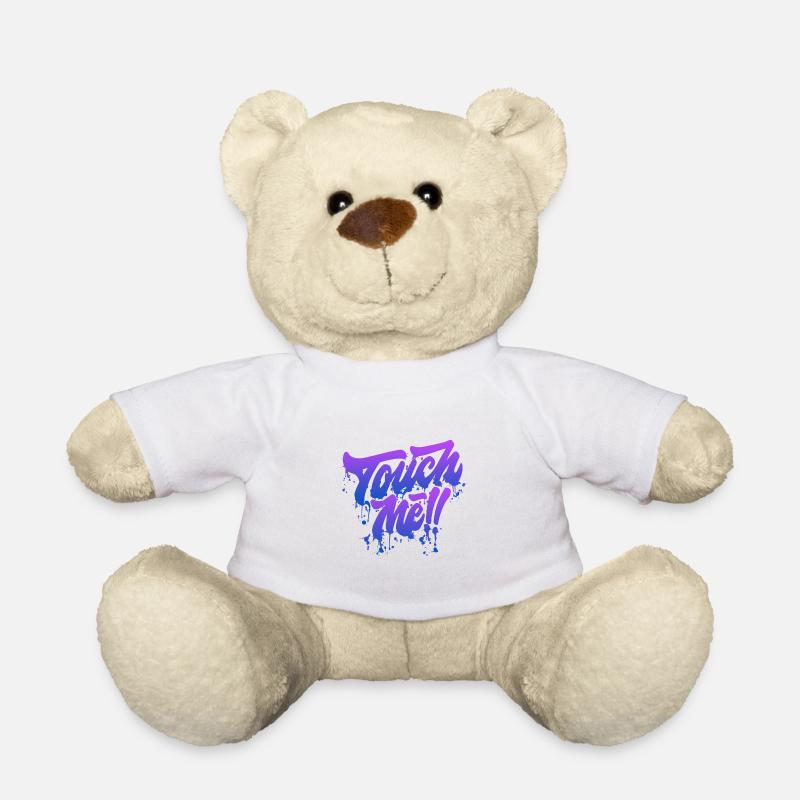 Touch me liquidletter - Teddy Bear - white