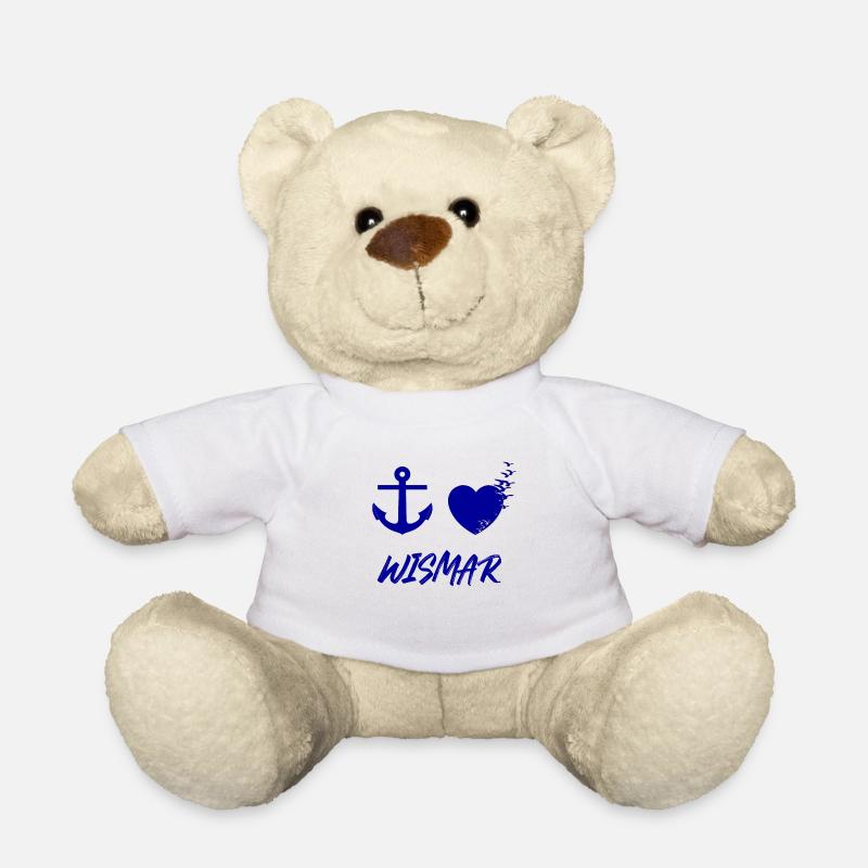 I love Wismar - Teddy - Weiß