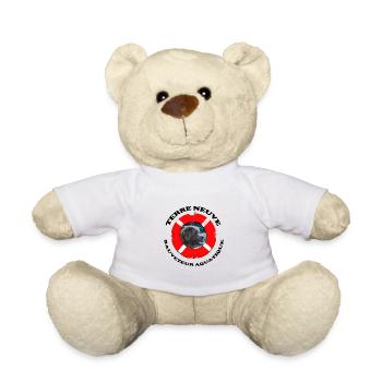 t-shirt terre neuve sauveteur aquatique cadeau - Nounours - blanc - Devant