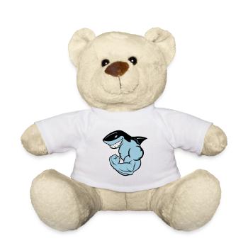 requin puissant 02 - Nounours - blanc - Devant