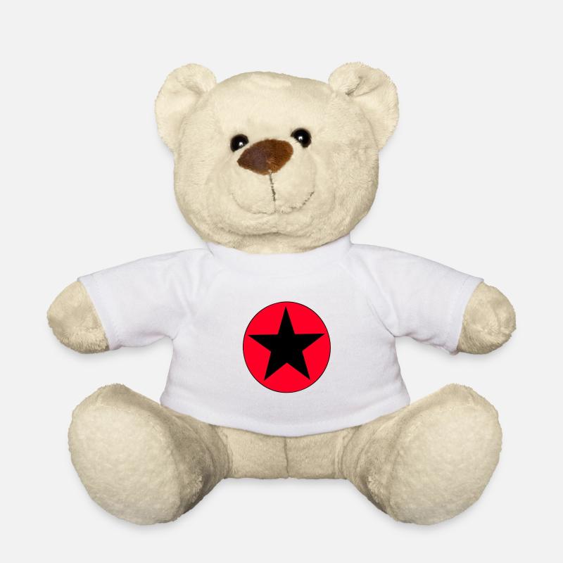 Stern rot - Teddy - Weiß