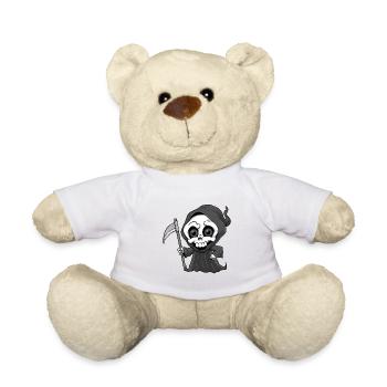 Grim Reaper Deathbringer Angel Of Death Sarcasm Shirt - Teddy Bear - white - Front