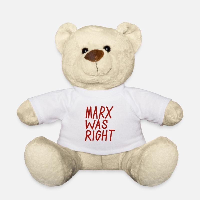 MARX WAS RIGHT - Nounours - blanc