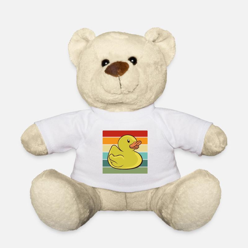 Ente - Teddy - Weiß