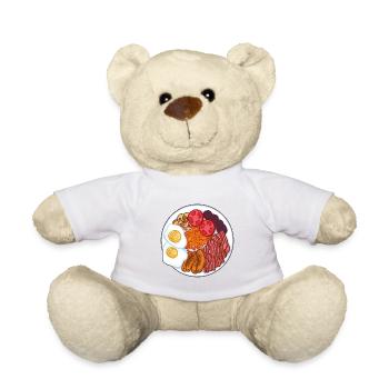 Petits déjeuners anglais complets - Nounours - blanc - Devant