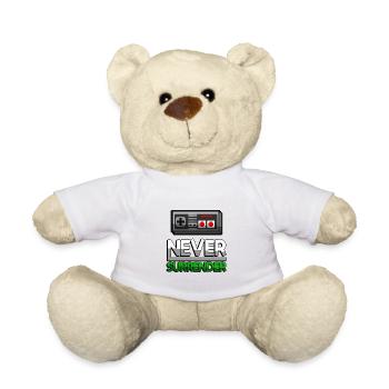 NEVER SURRENDER (Vert) + Contrôleur NES - Jeux - Nounours - blanc - Devant