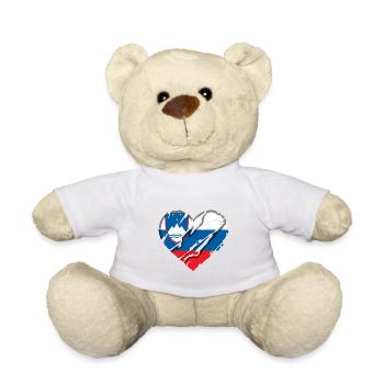 Slowenien Flagge Balkan Slowenische Fahne Vintage - Teddy - Weiß - Vorne
