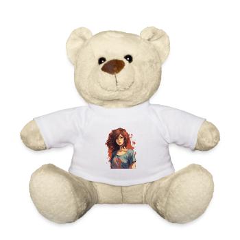 Anime Girl - Teddy - Weiß - Vorne