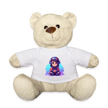 Le jeu est ma vie - Nounours - blanc - Devant